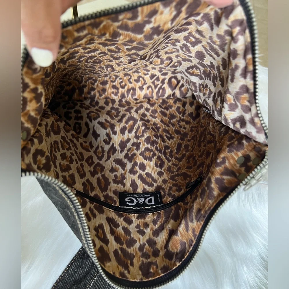 Auth Dolce & Gabbana Denim Crossbody Bag - Picture 3 of 16